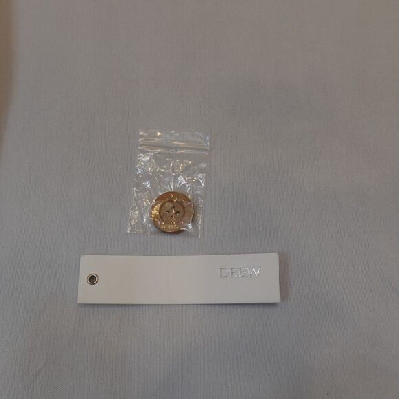 Drew Blazer Jacket Women Large Pink Mauve Linen Blend Pockets Career Retail $288 - Picture 15 of 15